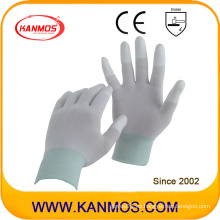 Anti-Static Nylon tejidos PU sumergido guantes de trabajo de seguridad industrial (54001)